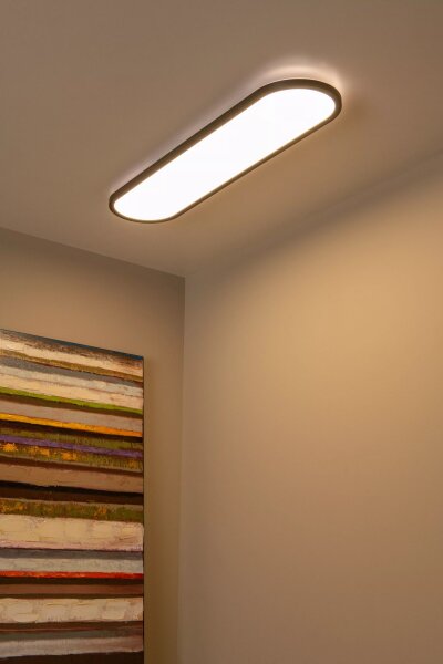 LED Deckenlampe dimmbar 80 cm 2700-4000 K Fernbedienung