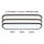 LED Deckenlampe dimmbar 80 cm 2700-4000 K Fernbedienung