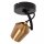 Deckenstrahler Schwarz Gold L:10,5 cm GU10 flexibel