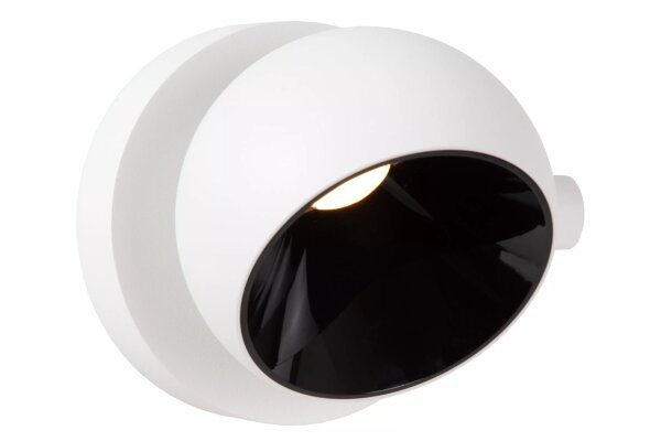 LED Wandstrahler verstellbar Weiß Schwarz 11 W 2700 K