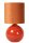 Tischlampe Stoff Glas Orange 47 cm hoch E14 blendarm