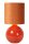 Tischlampe Stoff Glas Orange 47 cm hoch E14 blendarm