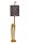 Stoff Stehleuchte Giraffe Gold Braun E27 160 cm groß
