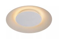 LED Deckenlampe Metall Weiß Ø34 cm indirekt...