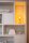 Pilz Tischlampe Glas Orange 28 cm klein E27 Retro