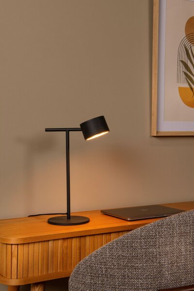 LED Tischleuchte Touch dimmbar Schwarz 40 cm 20-200 lm