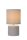Blendarme Tischlampe Keramik Stoff Grau E14 26 cm klein