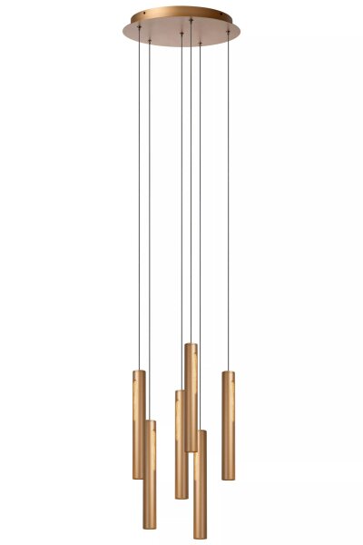 LED Hängelampe Aluminium in Bronze L:38 cm 2700-4000 K