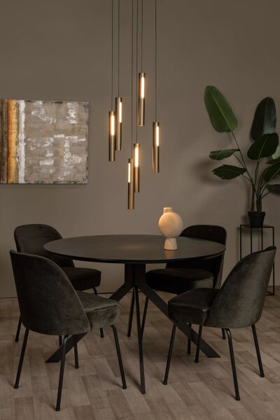 LED Hängelampe Aluminium in Bronze L:38 cm 2700-4000 K