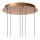 LED Hängelampe Aluminium in Bronze L:38 cm 2700-4000 K