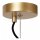 Stilvolle Pendelleuchte Metall Kugel Gold Ø40 cm E27