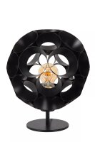 Elegante Tischlampe Metall Schwarz E27 29,2 cm Modern