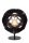 Elegante Tischlampe Metall Schwarz E27 29,2 cm Modern