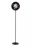 Stehlampe Metall Schwarz E27 H:149 cm elegant Modern