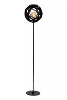 Stehlampe Metall Schwarz E27 H:149 cm elegant Modern