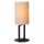 Tischlampe Beige Stoffschirm blendarm 50 cm groß E27