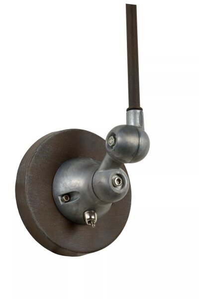 Wandspot Industrial Rostbraun T:68 cm E14 Knickgelenk
