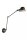Wandspot Industrial Rostbraun T:68 cm E14 Knickgelenk