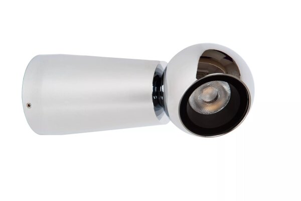 LED Wandlampe Aluminium in Chrom IP54 T:15 cm Modern