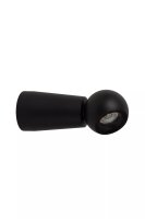 LED Wandlampe Aluminium Schwarz IP54 T:15 cm Modern