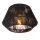 Blendarme Deckenlampe Stoff Schwarz Ø30 cm rund E27
