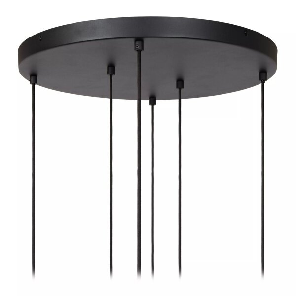 Moderne Hängelampe Rauchglas Metall E27 GU10 in Messing