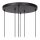 Moderne Hängelampe Rauchglas Metall E27 GU10 in Messing