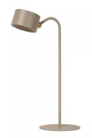 LED Akku Tischlampe dimmbar Taupe 36 cm 2700-5700 K