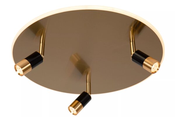 LED Deckenleuchte dimmbar in Gold Ø48 cm 2500-3000 K