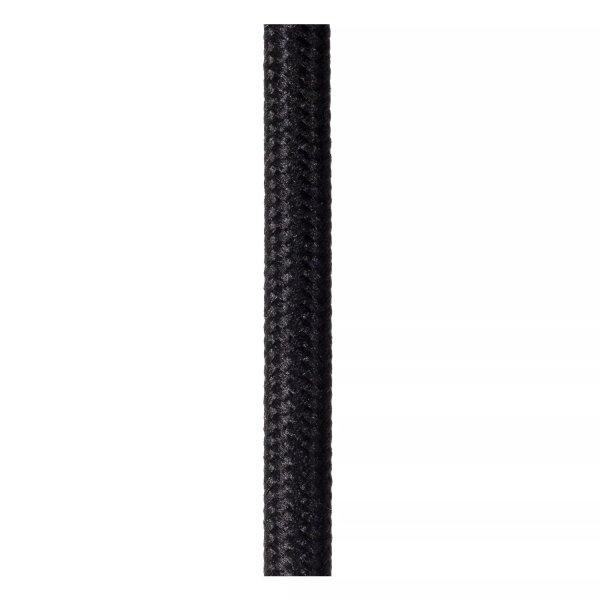 Pendelleuchte Stoff Metall Taupe Schwarz E27 Ø40 cm