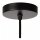 Pendelleuchte Stoff Metall Taupe Schwarz E27 Ø40 cm