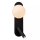 LED Wandleuchte Holz Glas Schwarz flexibel G9 H:32 cm