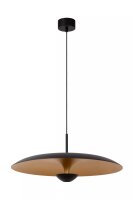 LED Pendelleuchte Aluminium Schwarz Gold 2700 K &Oslash;60 cm