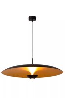 LED Hängeleuchte Aluminium Schwarz Gold 2700 K...