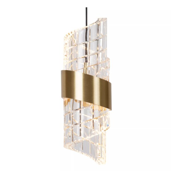 Moderne LED Hängelampe Gold Ø13 cm rund 2700 K 700 lm