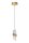 Moderne LED Hängelampe Gold Ø13 cm rund 2700 K 700 lm