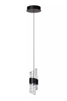 Moderne LED H&auml;ngelampe Schwarz &Oslash;13 cm rund 2700 K 9 W