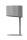 Graue Tischlampe Metall 28,5 cm klein E14 bis 40 W