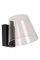 LED Wandleuchte Schwarz IP44 B:15 cm 10 W 600 lm 3000 K