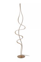 LED Stehlampe Gold Modern 163 cm 38 W 2700 K warmweiß