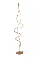 LED Stehlampe Gold Modern 163 cm 38 W 2700 K warmweiß