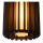 Schwarze Hängelampe Glas Metall B:40 cm E27 3-flammig