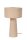 Tischlampe Stoff Taupe 50 cm hoch E27 bis 40 W Modern