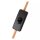 Tischlampe Stoff Taupe 50 cm hoch E27 bis 40 W Modern