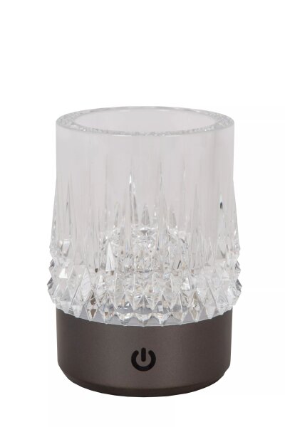 LED Akku Tischlampe 3-er Set Schwarz Touch 3 W dimmbar