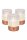 LED Akku Tischlampe 3-er Set Kupfer Touch USB dimmbar
