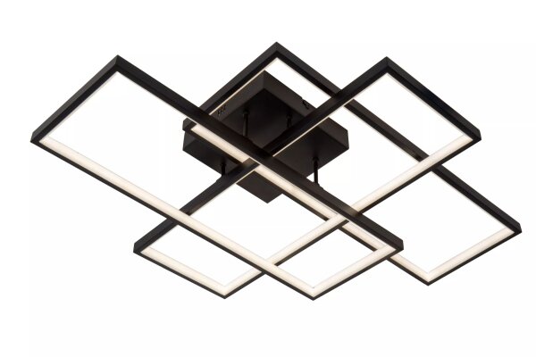 LED Deckenleuchte Metall Schwarz L:65 cm 2700-4000 K