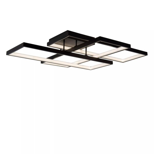 LED Deckenleuchte Metall Schwarz L:65 cm 2700-4000 K