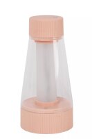 LED Akku Tischleuchte Pink IP44 USB 12 h dimmbar