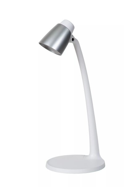 Flexible LED Schreibtischlampe Chrom Weiß 4 W 3000 K